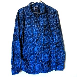 CR-24 Birdie Cromato Men's Blue Casual Button Down Shirt